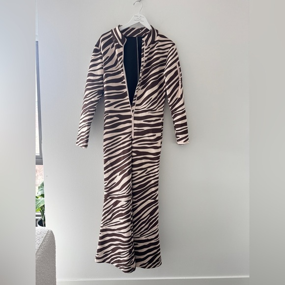CYNTHIA ROWLEY Zebra Ski Suit L - Picture 10 of 16